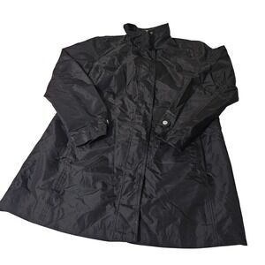 Eddie Bauer FIRST ASCENT Lightweight Water Resistant Trench Coat Jacket Womens